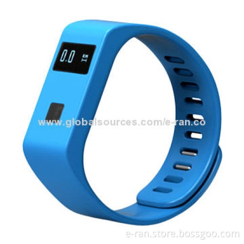 ER-W10 Wristband Silicone, OLED Screen with Touch Button
